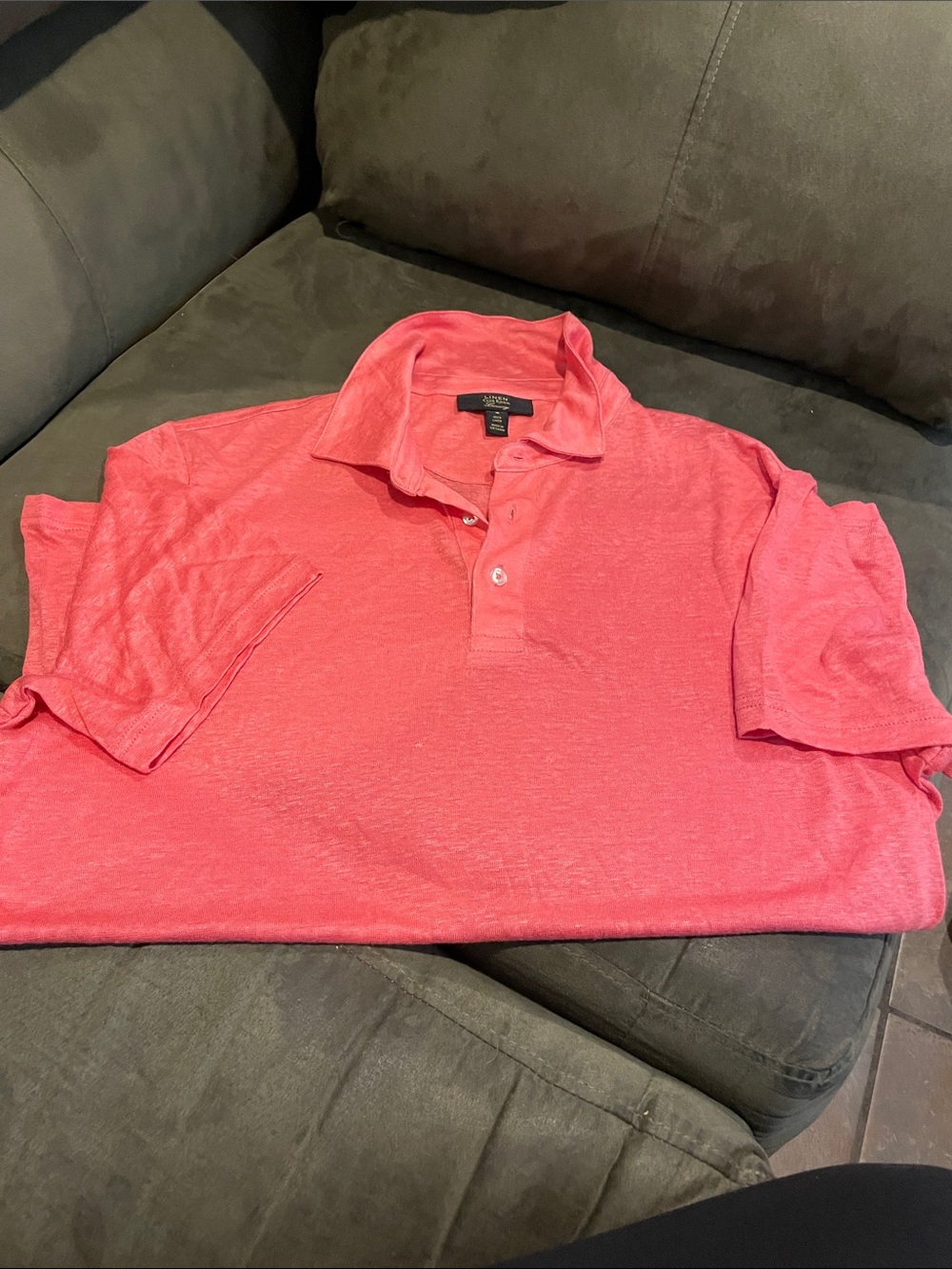 Club Room Coral Short-Sleeve Polo